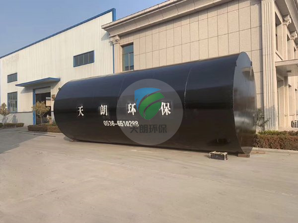济宁圆形地埋式污水处理设备发货